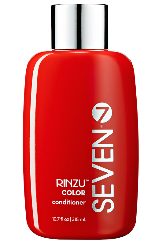 SEVEN Rinzu COLOR Conditioner Hair Care for Color-Treated Hair, Sulfate Free, Moisturizes, Extends Retention with Argan Oil, Pro Vitamin B5, Sunflower Seed for Men & Women, Made in USA, 10.7 oz.