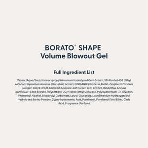 BORATO SHAPE Volume Blowout Gel