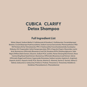 Backbar CUBICA CLARIFY Detox Shampoo
