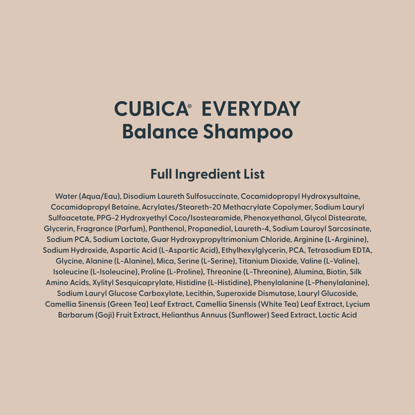 Backbar CUBICA EVERYDAY Balance Shampoo