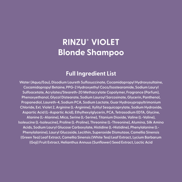 RINZU VIOLET Blonde Shampoo
