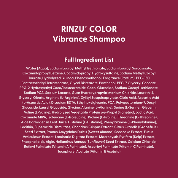 RINZU COLOR Vibrance Shampoo