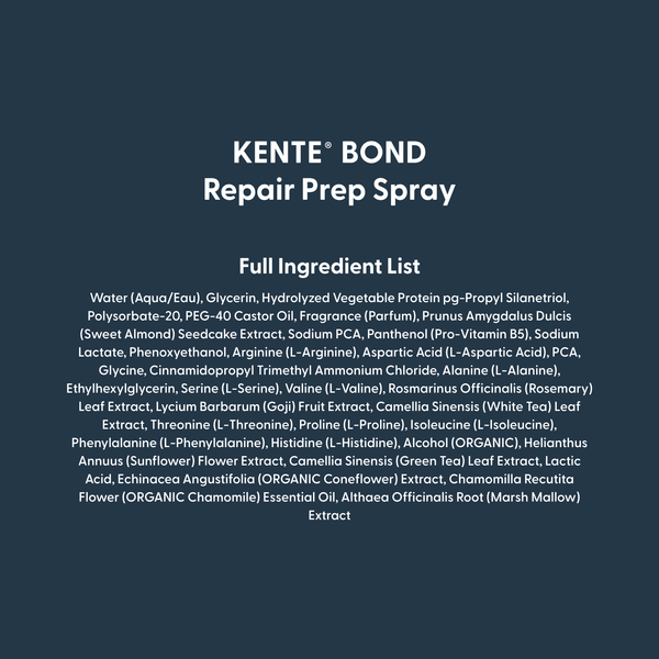 KENTE BOND Repair Prep Spray