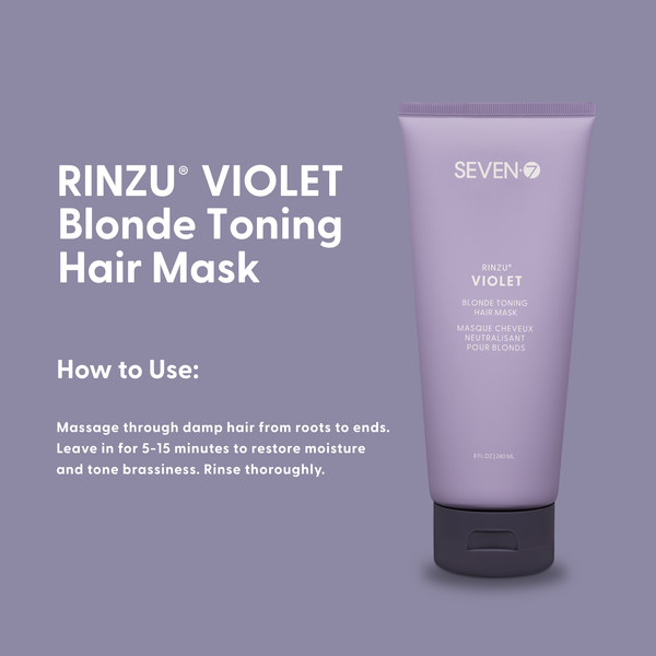 RINZU VIOLET Blonde Toning Hair Mask