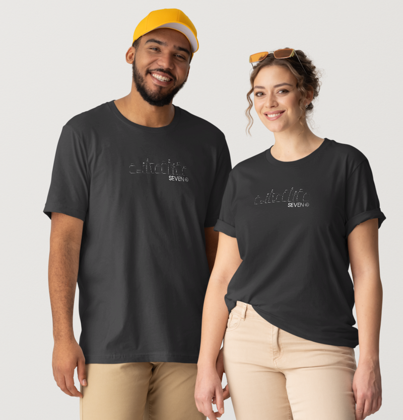 Bottle Blueprint T-Shirt: Black