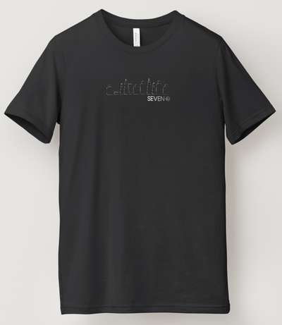 Bottle Blueprint T-Shirt: Black