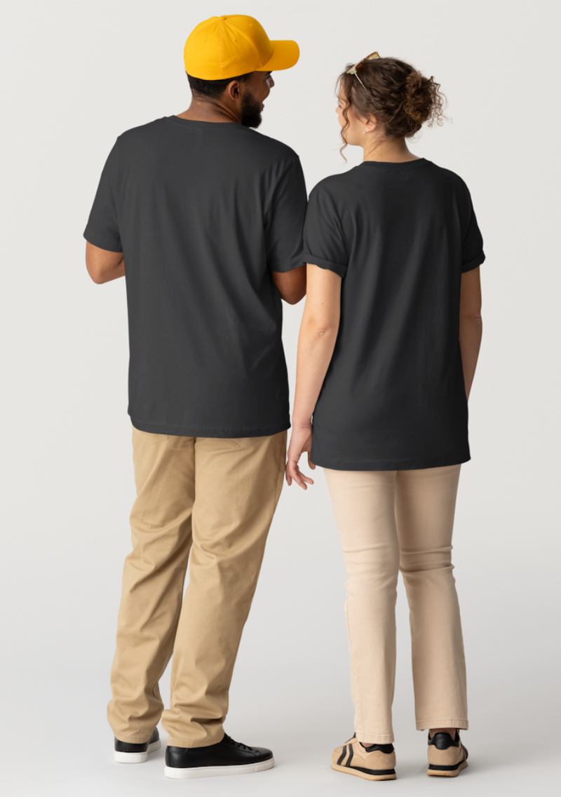 Bottle Blueprint T-Shirt: Black